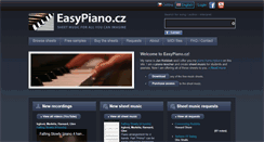 Desktop Screenshot of easypiano.cz